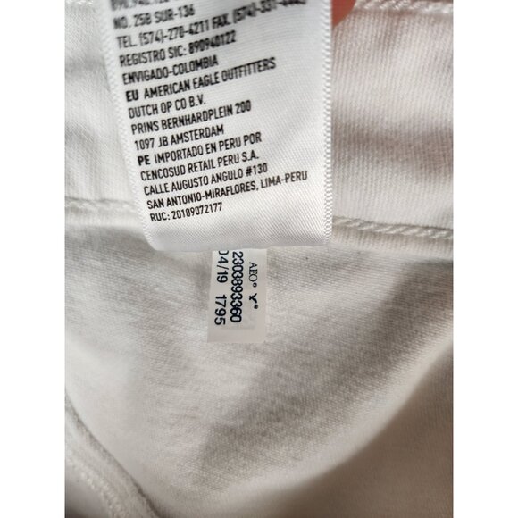 American Eagle Womans Size 20 Short Next Level Stretch Hi Rise Jegging Thrashed - Picture 8 of 15